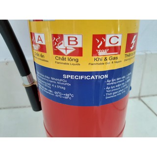 Bình cứu hỏa/ chữa cháy bột ABC MFLZ8