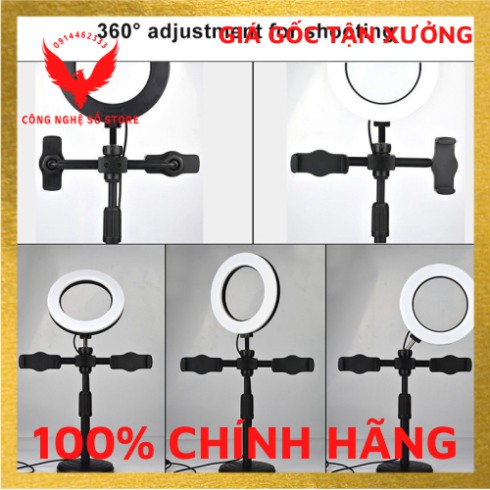 Giá đỡ 4-1 điện thoại dùng để live stream