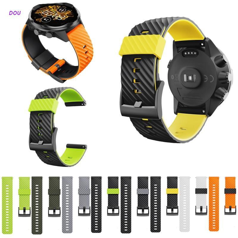 Dây Đeo Đồng Hồ Bằng Silicone Mềm 24mm Cho Suunto-7 / 9 / Baro / D5