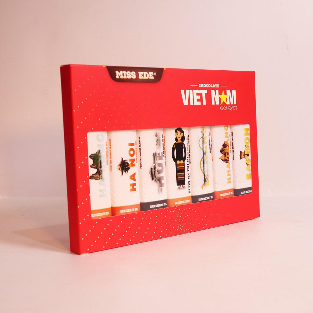 Hộp quà Sô cô la MISS EDE VN gourmet - hộp lớn Size L 500g