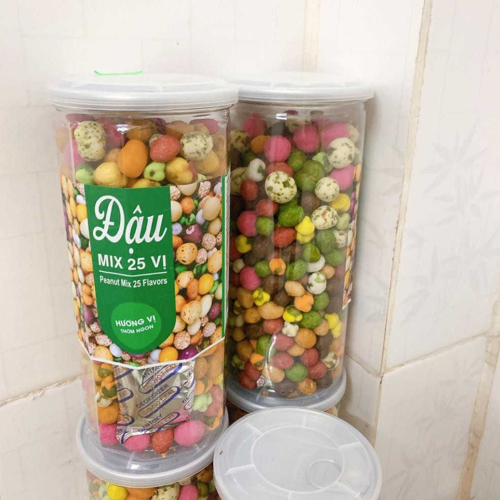 Đậu mix 25 vị_ hũ 500gr ăn vặt ngon rẻ | BigBuy360 - bigbuy360.vn
