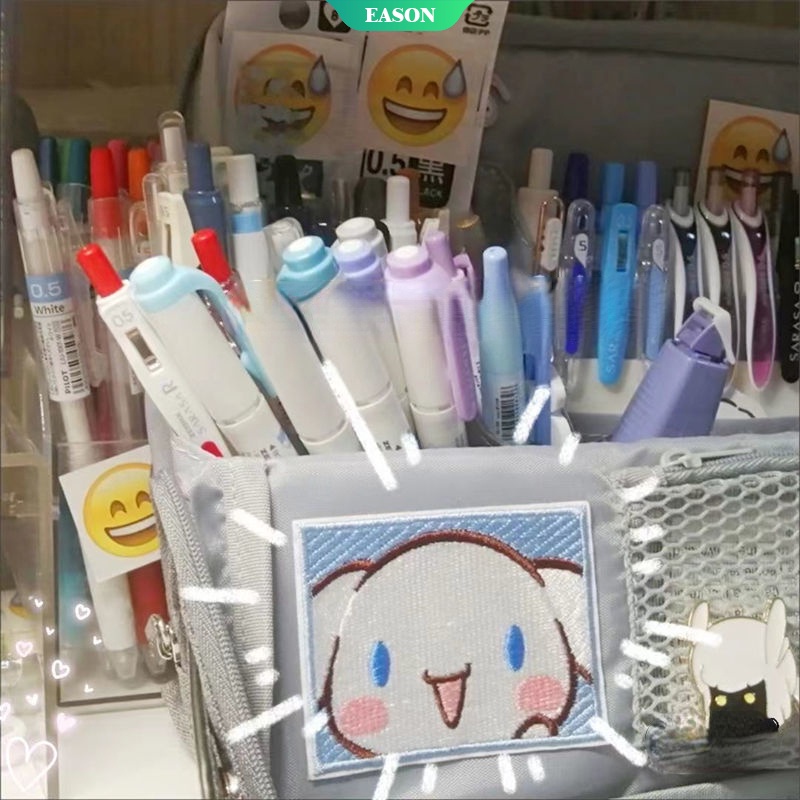 Sticker Vải Thêu Họa Tiết Hoạt Hình My Melody Hello Kitty Dán Trang Trí Balo Đi Học