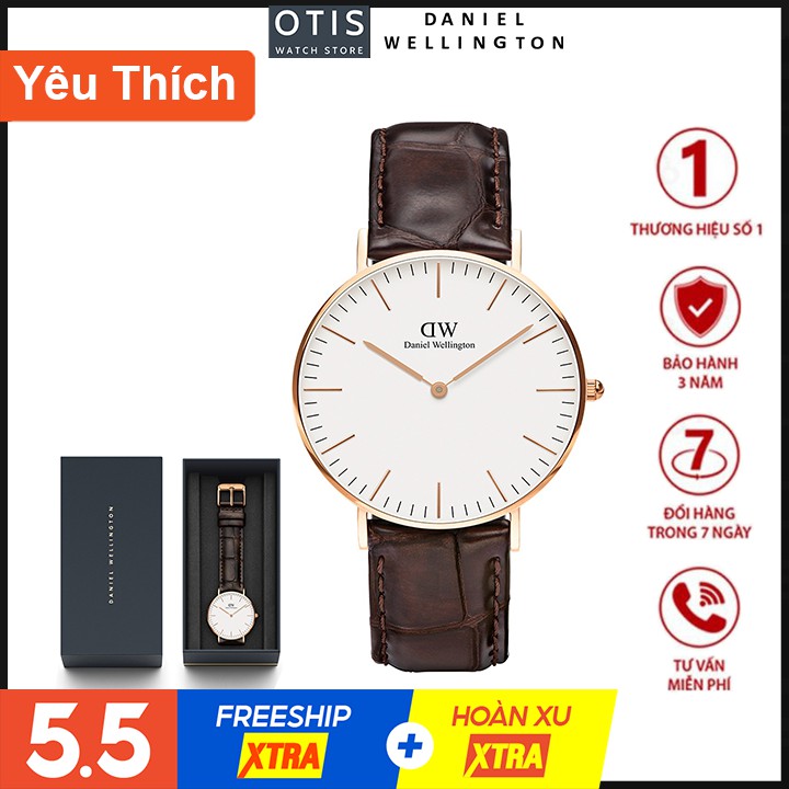 Đồng Hồ Nam Nữ Daniel Wellington Classic York Rose Gold White 36mm & 40mm DW Chính Hãng - OtisWatch