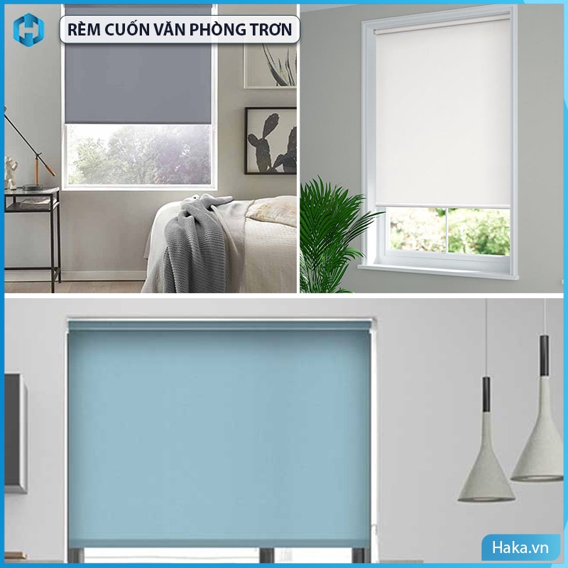 Rèm cuốn cao cấp che chắn cửa sổ, văn phòng, cản sáng 100%, chống nóng hiệu quả, hàng chính hãng Haka