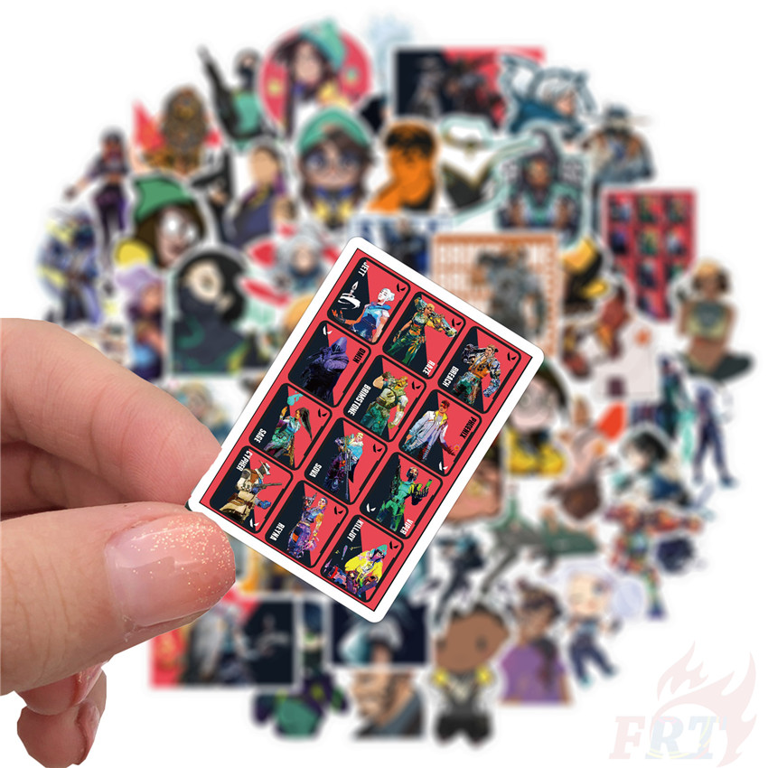 ❉ Valorant - Series 02 Shooting Game Stickers ❉ 50Pcs/Set Waterproof DIY Fashion Doodle Decals Stickers
