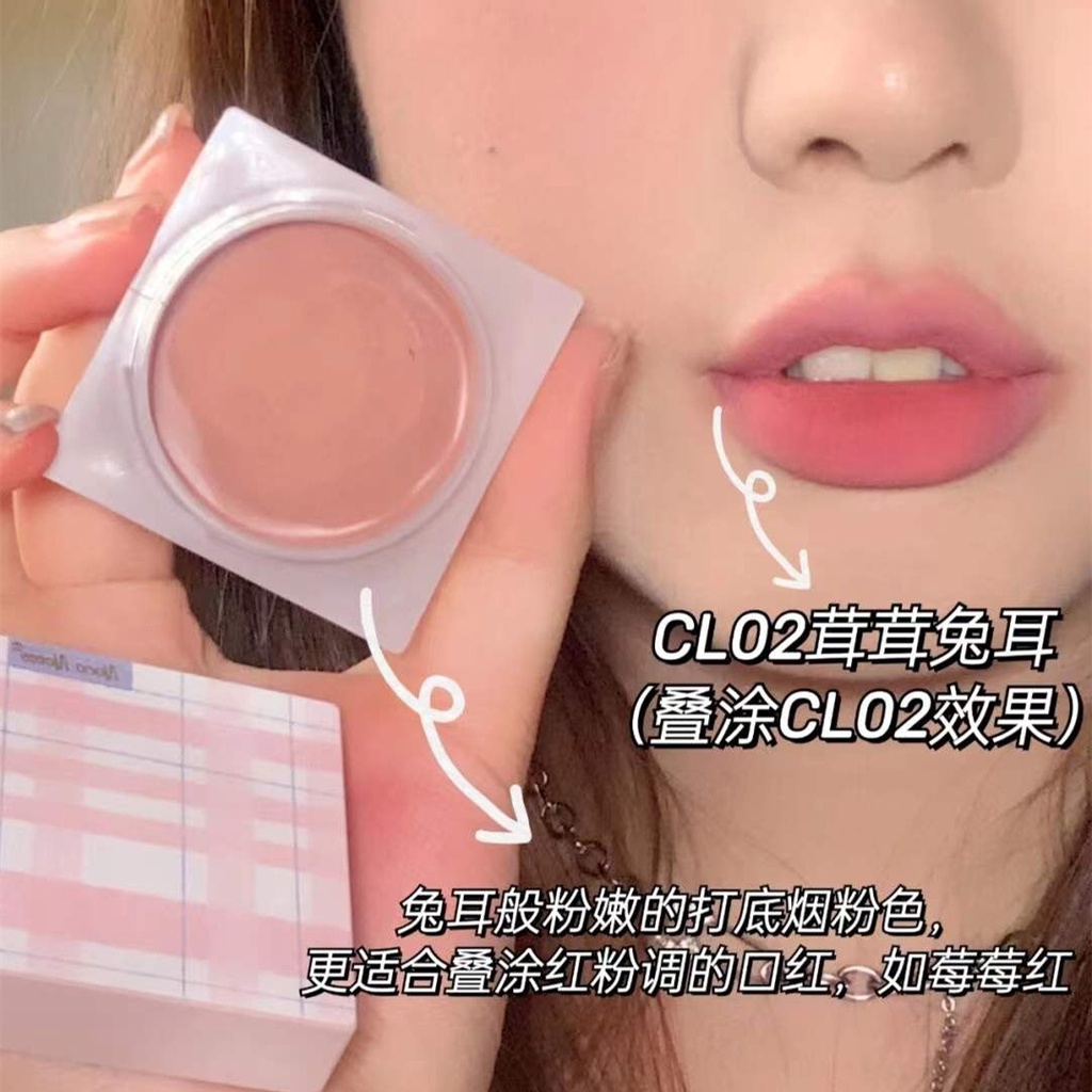 Má hồng dạng kem không dính màu sắc thời trang