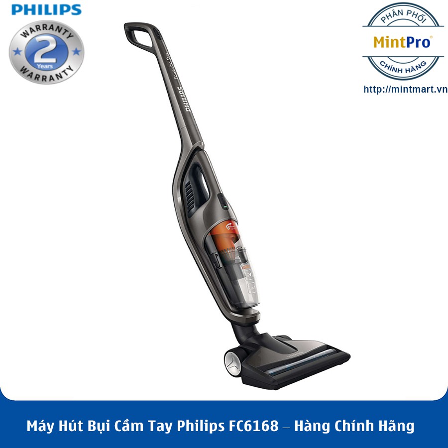 Máy Hút Bụi Cầm Tay Philips FC6168 – Hàng Chính Hãng – Bảo Hành 2 Năm Toàn Quốc