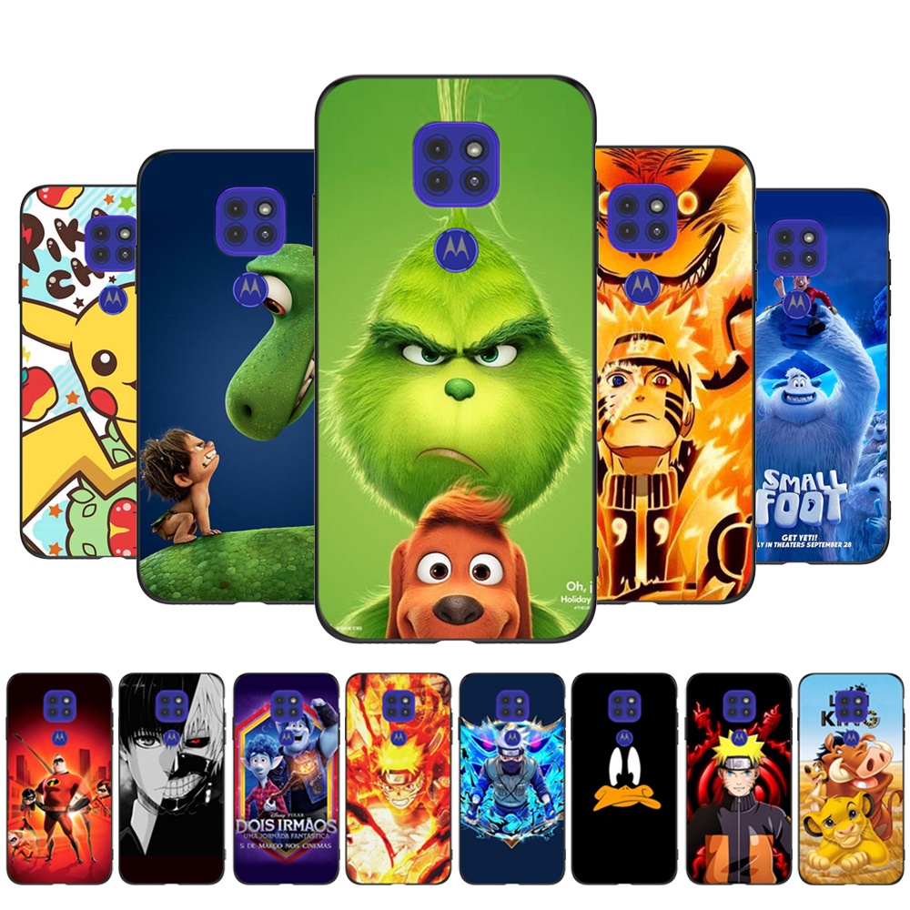 Ốp Điện Thoại Tpu Silicon Mềm Màu Đen Dễ Thương Cho Motorola Moto G9 Play Motorola Moto G9 MotoG9