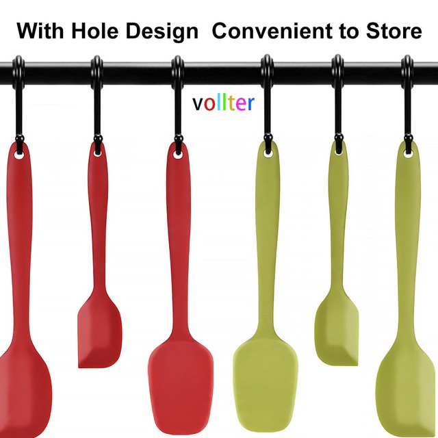 Bộ 3 phới vét bột làm bánh bằng silicone chống dính tiện lợi