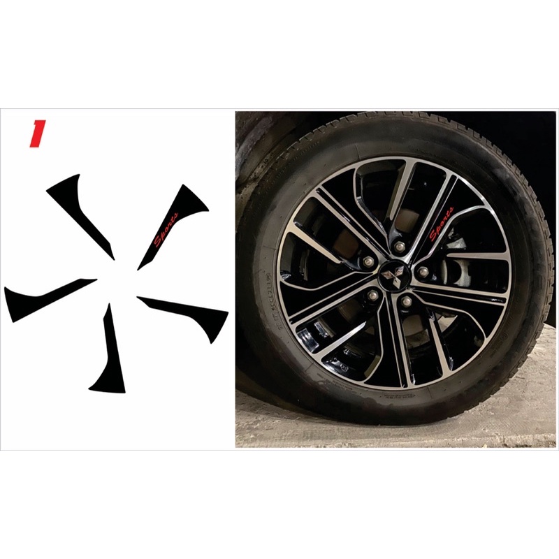 Decal dán mâm Xpander(bộ 5bánh) | BigBuy360 - bigbuy360.vn