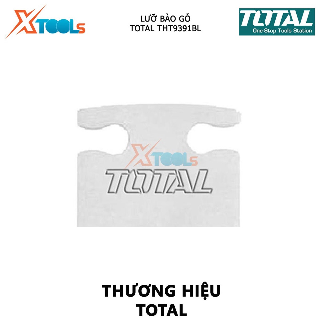 Lưỡi dao bào TOTAL THT9391BL  | lưỡi bào gỗ chiều dài lưỡi 80x44, phù hợp sử dụng cho model THT9391 [CHÍNH HÃNG][XTOOLs]