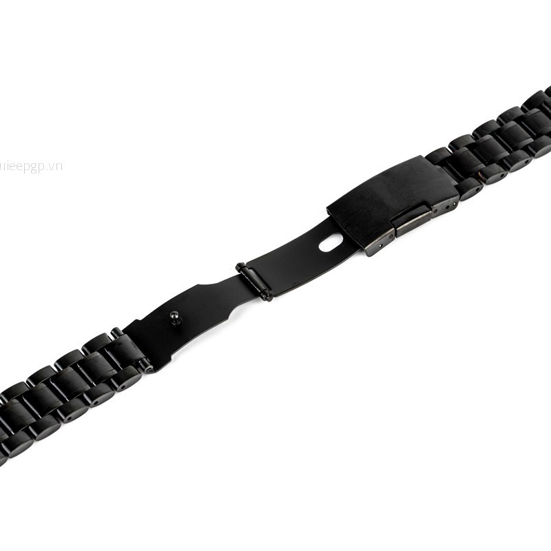 Dây Đồng Hồ Bằng Thép Không Gỉ Thiết Kế Cong 3 Màu Thời Trang Uieepgp 18 / 20 / 22 / 24mm