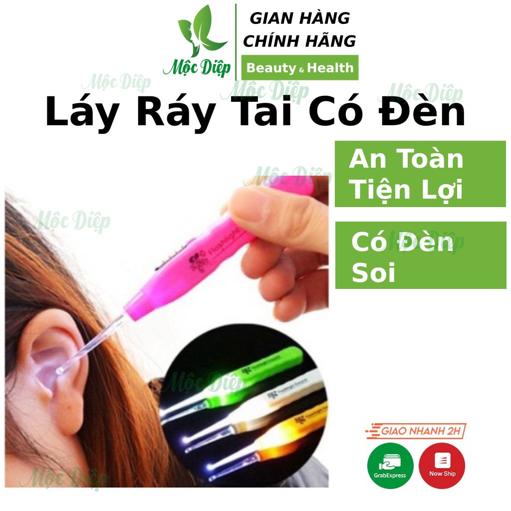 Lấy ráy tai có đèn cho bé ❤️CHÍNH HÃNG tiện lợi, có đèn soi, an toàn dễ dàng sử dụng