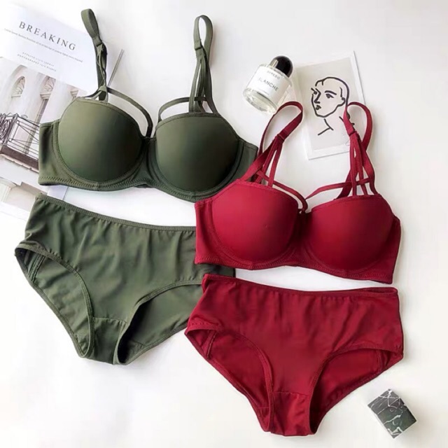 Bộ Đồ Lót Trơn Có Gọng Đệm MỎNG S089 | BigBuy360 - bigbuy360.vn