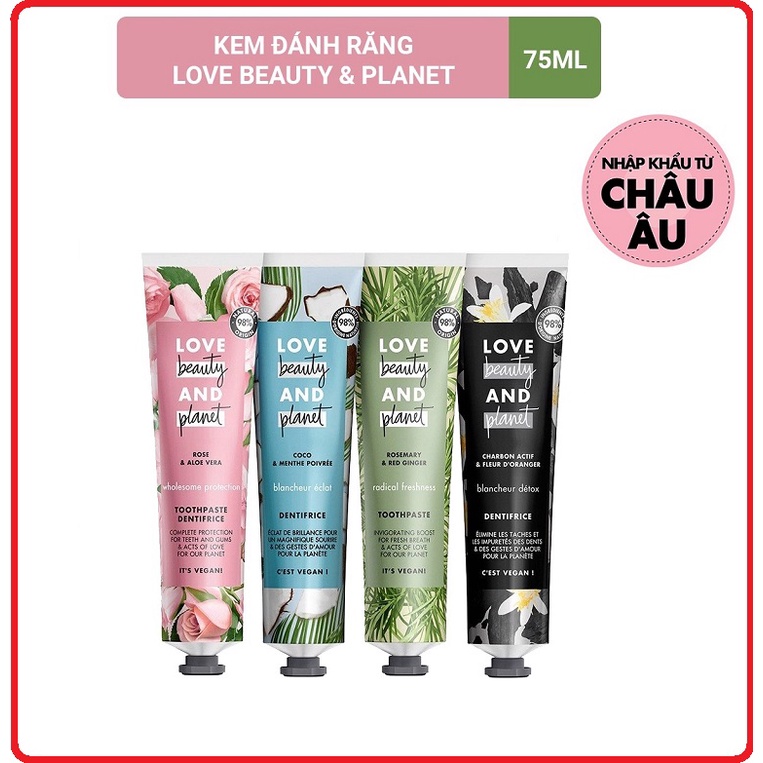 Kem đánh răng Thiên nhiên Love Beauty And Planet 75ml