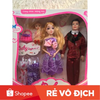 Bộ búp bê gia đình hàng việt nam