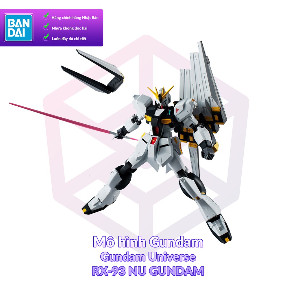 Mô Hình Gundam Bandai Gundam Universe GU-14 RX-93 V GUNDAM – Char’s Counterattack [FDC]