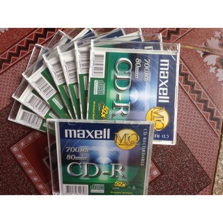 Combo 5 đĩa CD Maxell có vỏ nhựa