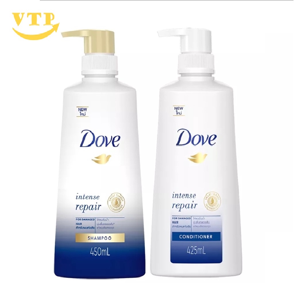 Combo 2 Chai Dầu Gội Xả Dove 410ml + 410ml Thái Lan