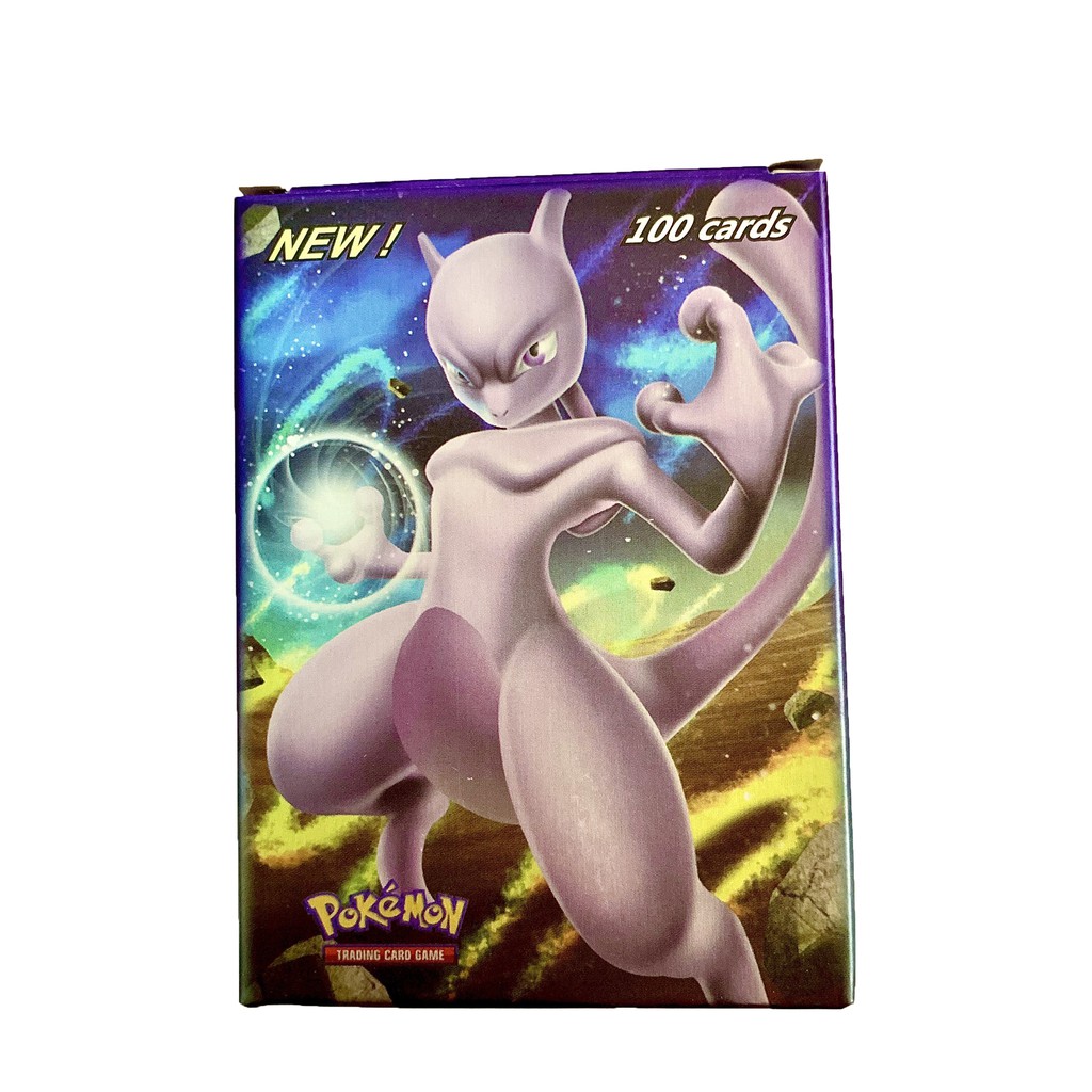 Bộ Thẻ Bài Chơi Pokemon 100 Thẻ Chơi Đối Kháng New Đẹp