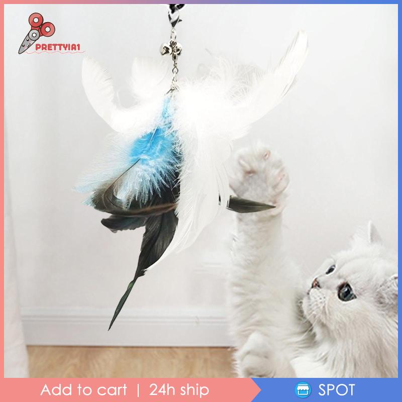 Đồ Chơi Lông Vũ Tương Tác Với Mèo Cưng [Prettyia1]
