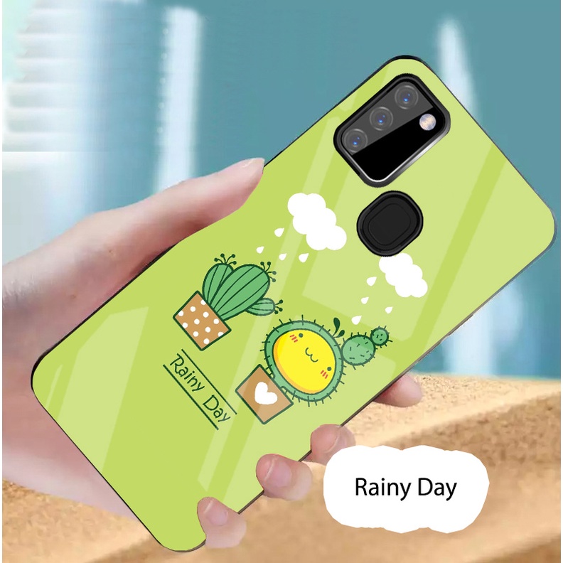 Ốp SAMSUNG A21s mặt kính gương bóng