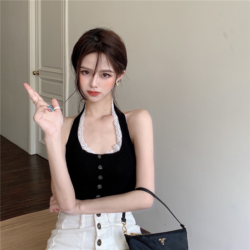 NRVP Áo Khoác Cardigan Dệt Kim Tay Ngắn Dáng Rộng Thiết Kế Mới Thời Trang Theo Phong Cách Hàn Quốc