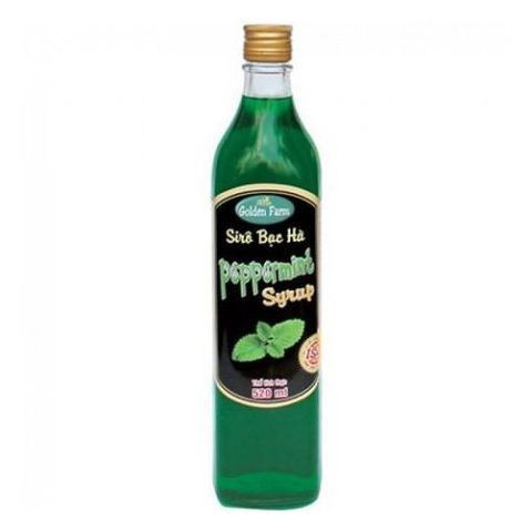 Syrup Golden Farm Bạc Hà (Peppermint Syrup) 520 ml