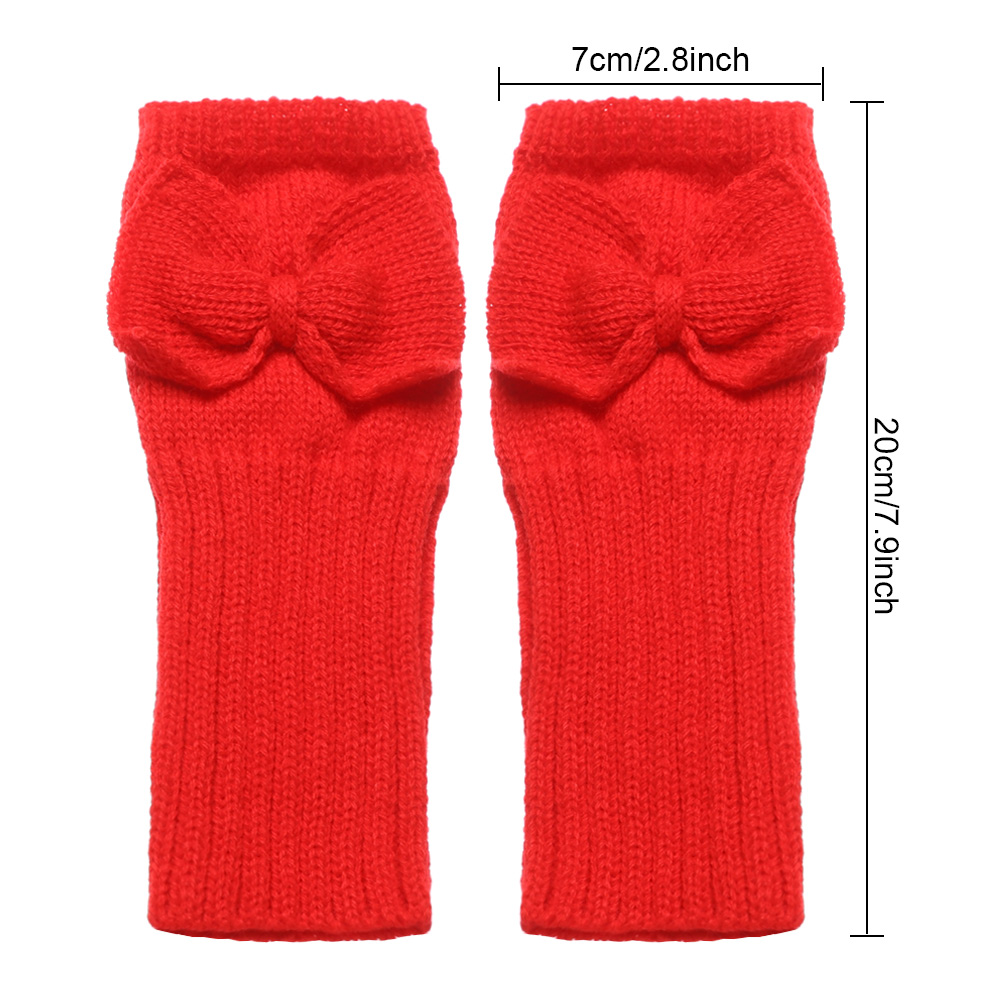 Găng Tay Giữ Ấm Hở Ngón Thời Trang Cho Nữ