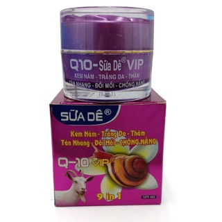 Kem nám -trắng da -thâm -tàn nhang -đồi mồi-chống nắng Q10 sữa dê