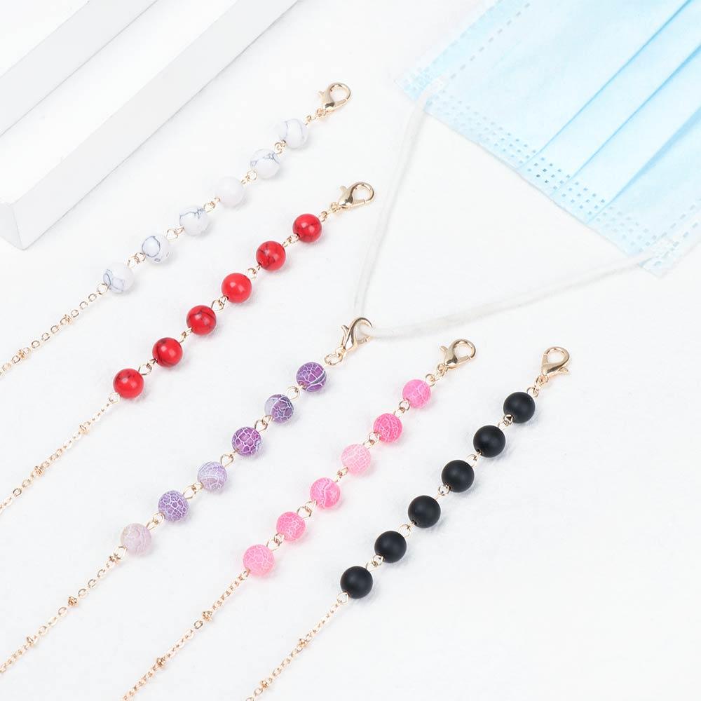 ORIENTLII Dây Đeo Mắt Kính Đính Hạt Pha Lê Chống Trượt Thời Trang