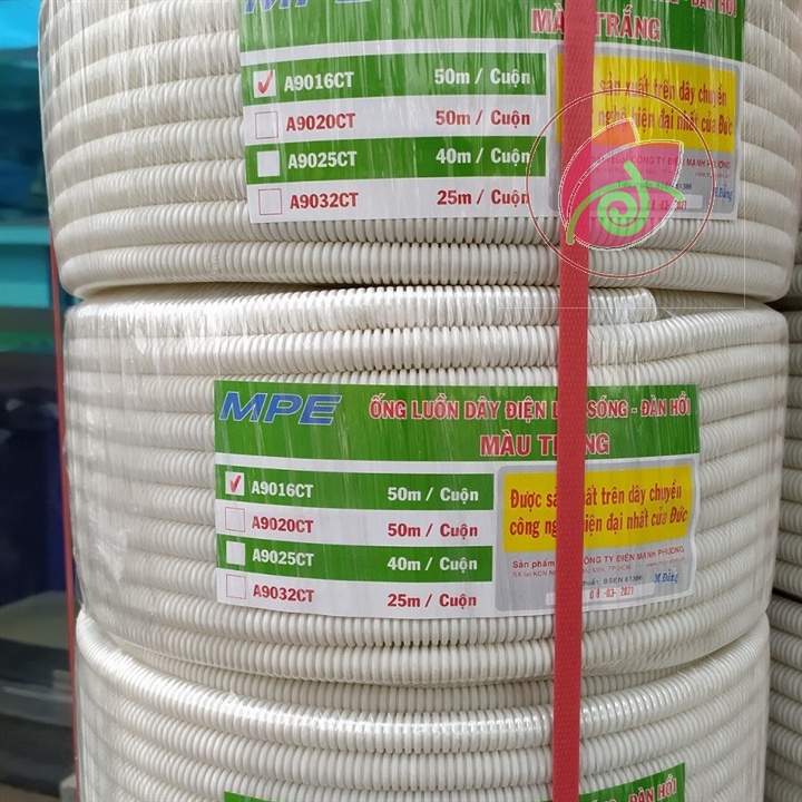 [BÁN LẺ 1 MÉT] RUỘT GÀ,ỐNG LUỒN ÂM TƯỜNG PHI 16 20 25 32 MPE A9016CT A9020CT A9025CT A9032CT