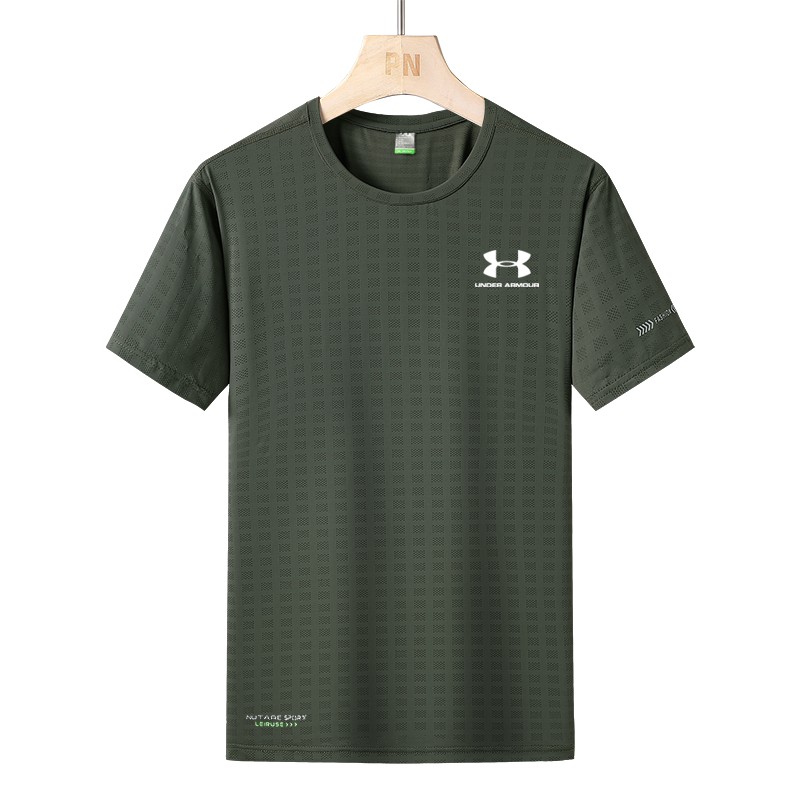 UNDER ARMOUR Under Armor Áo Thun Thể Thao Chất Liệu 100% Cotton Có Size Lớn Dành Cho Nam Và Nữ