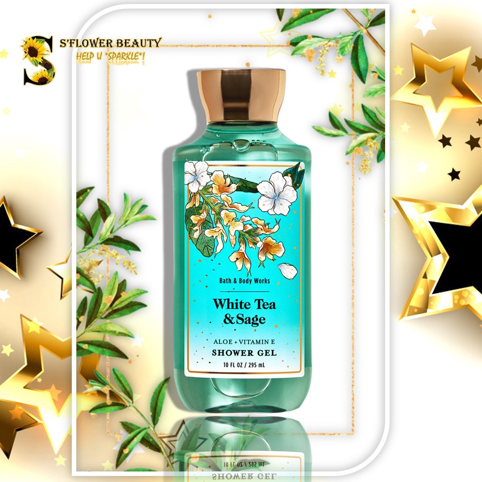 Gel Tắm Lưu Hương Dưỡng Ẩm Mịn Da Bath &amp; Body Works - Honeysuckle Peach Spritz | White Tea Sage | Buttercups Berry