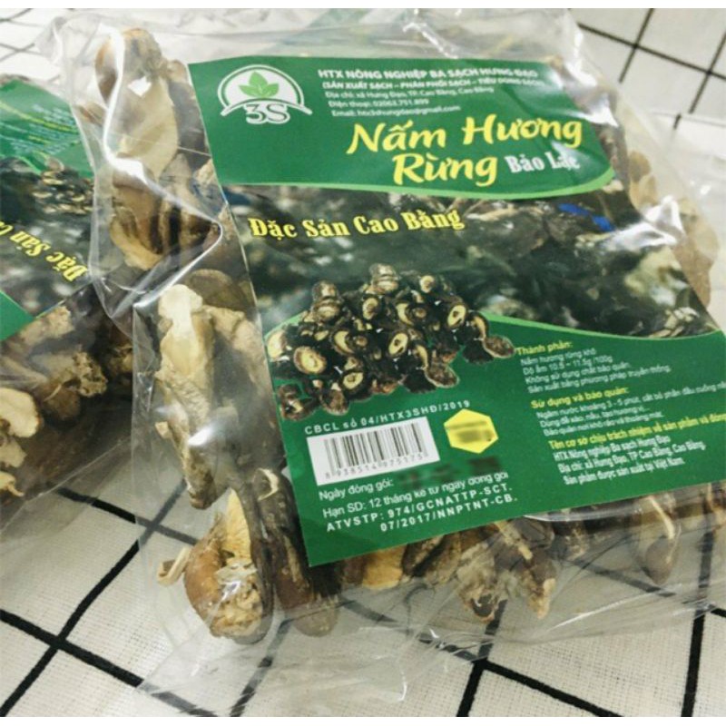 Nấm hương rừng Cao Bằng, 100gr