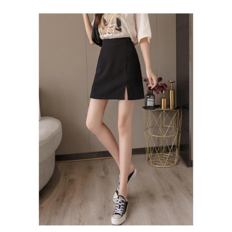 Chân Váy Chữ A Ngắn Kèm Quần Trong. Chân Váy Công Sở Lưng Cao Xẻ Tà Màu Trơn Dễ Phối Đồ Trẻ Trung Thanh Lịch. | BigBuy360 - bigbuy360.vn