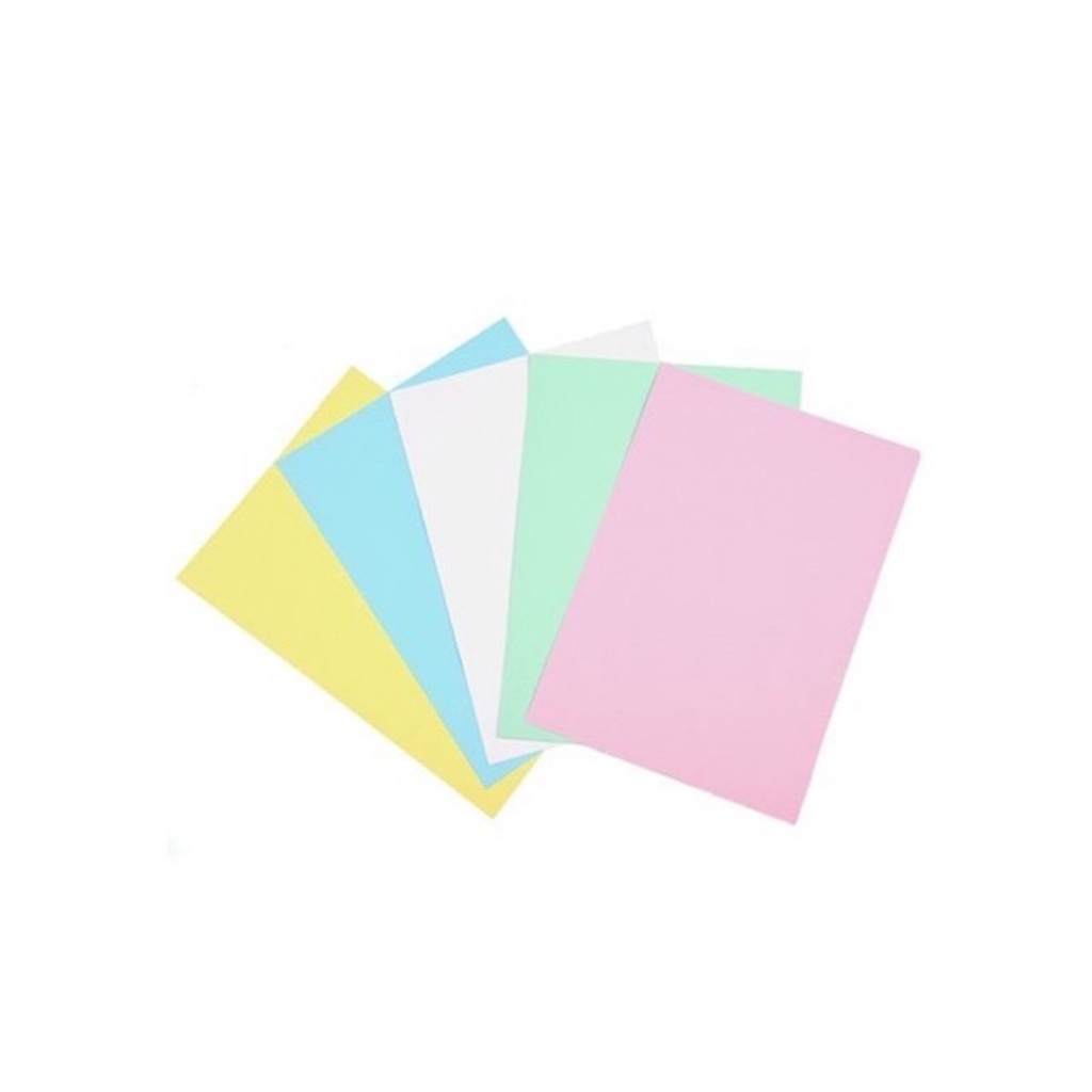 Xấp 100 tờ giấy bìa thái A5