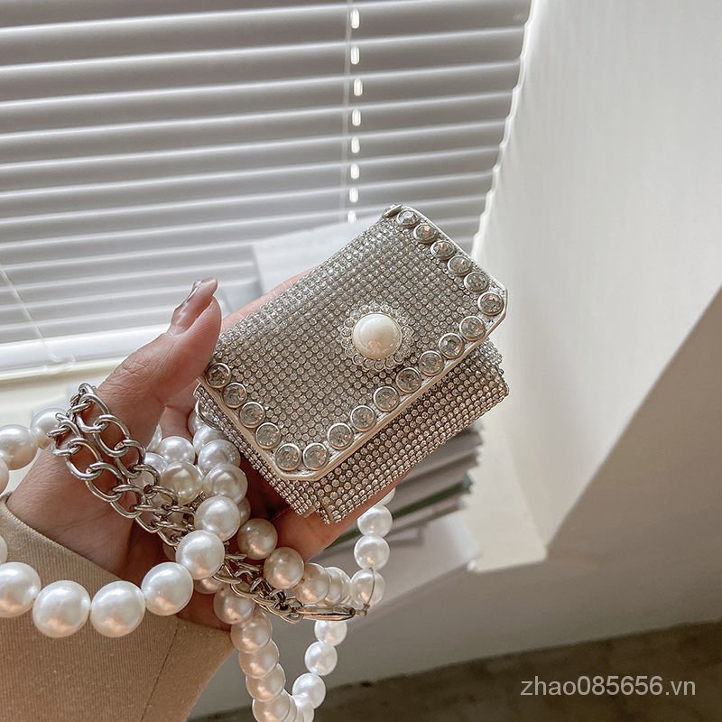 Túi Đeo Chéo Mini Đính Ngọc Trai Thời Trang Mùa Hè Cho Nữ 2021 | BigBuy360 - bigbuy360.vn