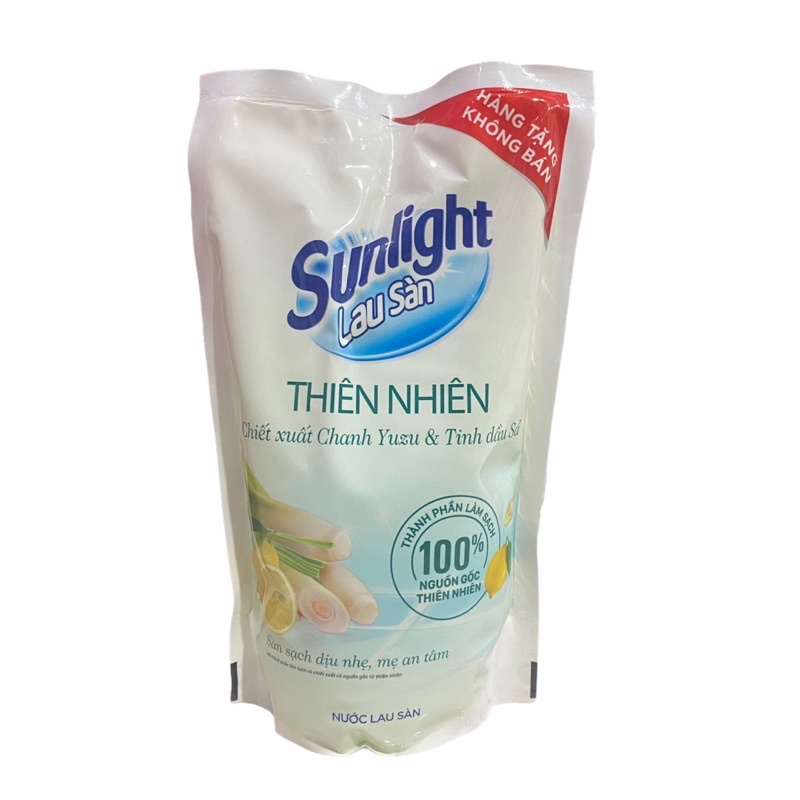 Nước lau sàn Sunlight hương thơm tinh dầu sả chanh 700ml chính hãng