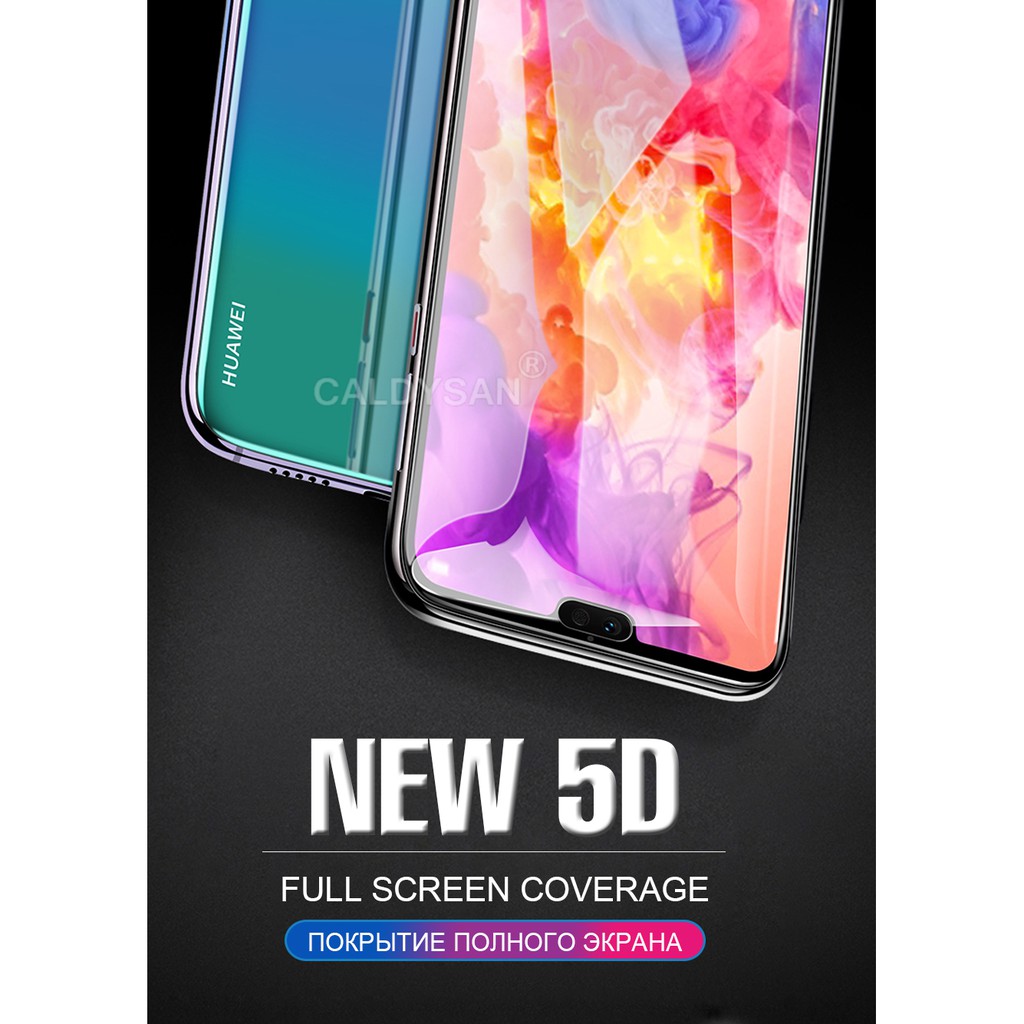 Miếng dán 5D Full màn cho Huawei P10 - Đen