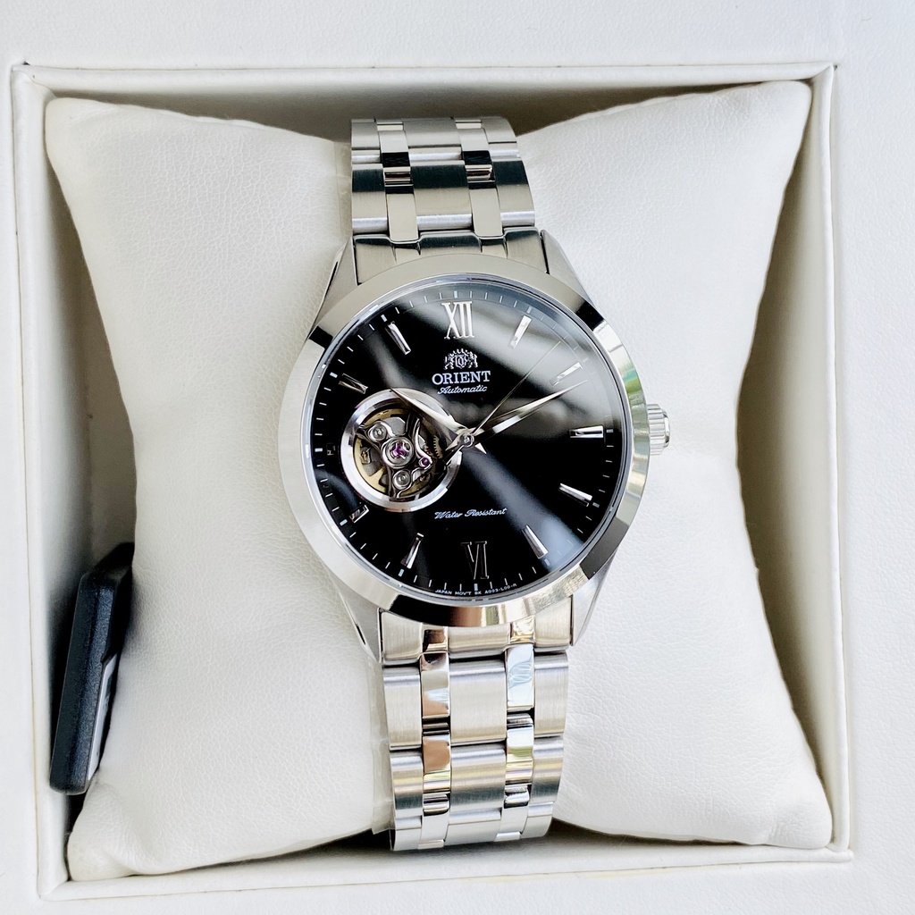 Đồng hồ nam Orient Golden Eye 2 Automatic FAG03001B0 - Máy cơ dây thép mặt đen Bảo hành 1 năm Hyma watch