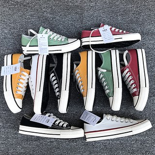 Giày cv cổ thấp 1970s dáng thể thao ulzzang nữ full box, giày bata học sinh vải canvas đế bằng
