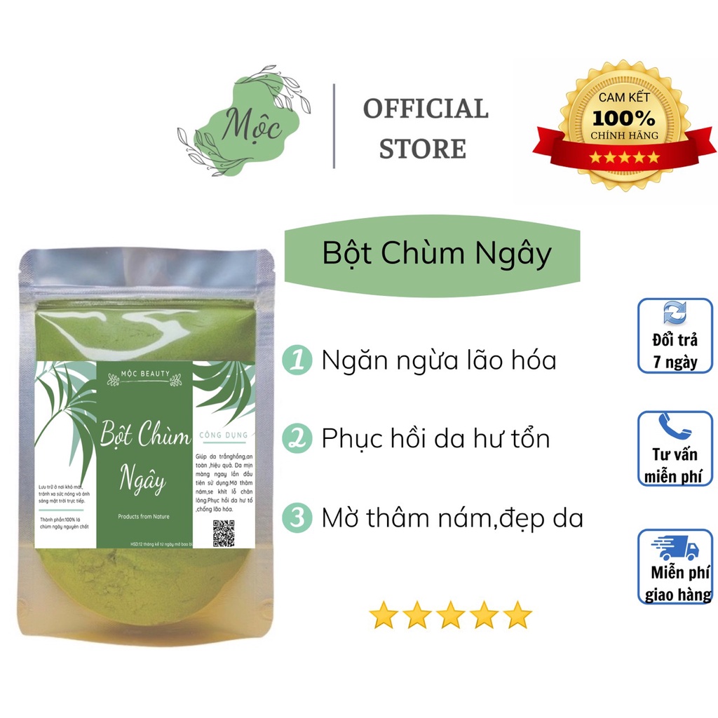 100g Bột chùm ngây nguyên chất