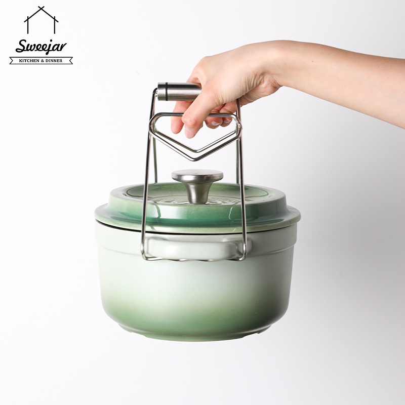 SWEEJAR Dụng cụ nâng bát đĩa  dạng kẹp bằng thép không gỉ 304 chống bỏng