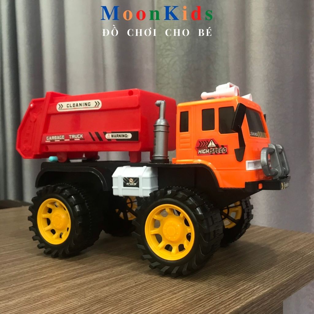 Xe ben đồ chơi cỡ lớn🚍xe cần cẩu cho bé,Xe múc đồ chơi loại to