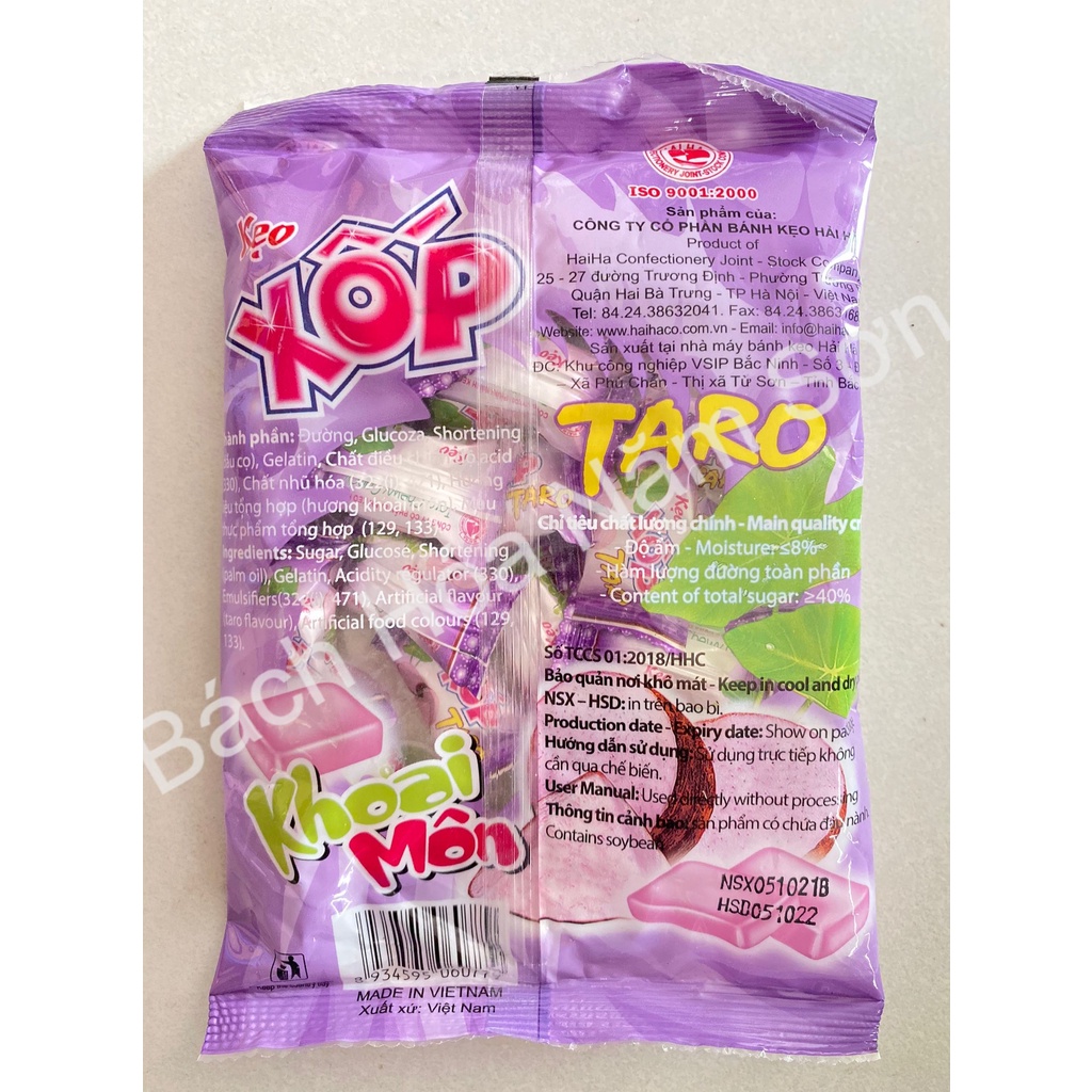Kẹo Xốp Dâu /Chuối/Cam/Khoai môn/Gừng Hải Hà
