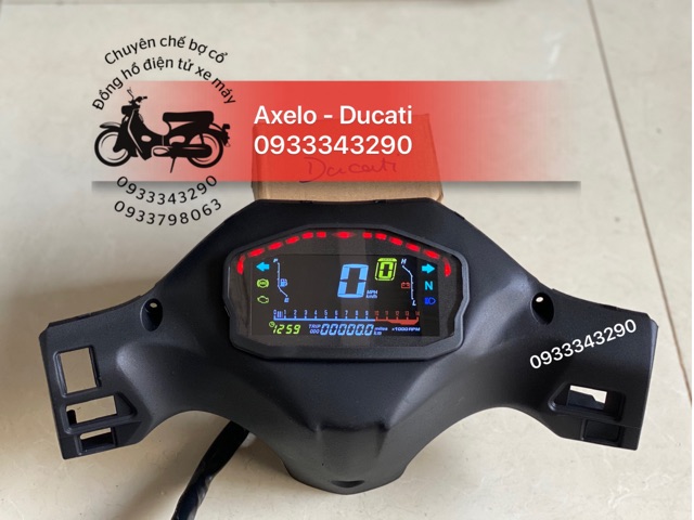 Trọn Bộ Bợ Cổ Axelo - Chế Đồng Hồ Ducati