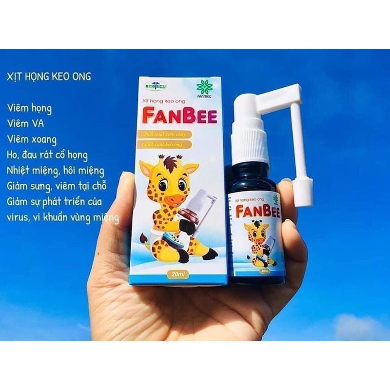Xịt Họng Keo Ong (Mua 2 tặng 1 hộp khẩu trang cao cấp cho bé)