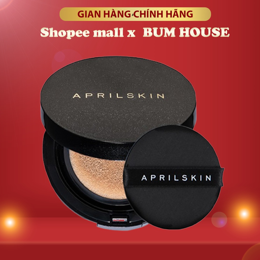 [Phiên Bản Mới 2022] Phấn Nước April Skin Black Magic Snow Cushion (15g)