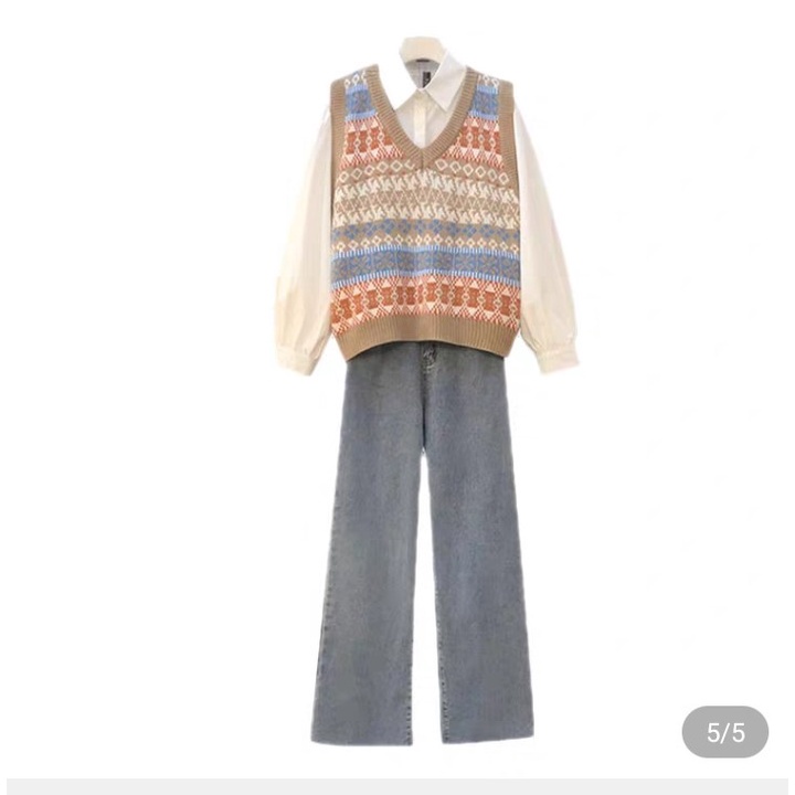 Quần jean bò ống rộng quần ống suông nữ lưng cao cạp cao màu xanh đẹp hot năm 2022 SKShop22 | BigBuy360 - bigbuy360.vn